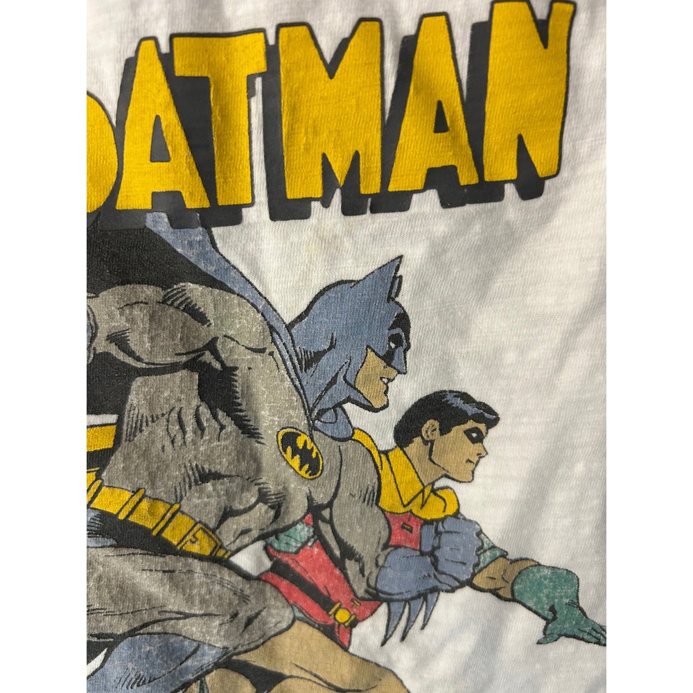 Baby Gap DC Comics Batman Robin Raglan Shirt Green White Toddler 3T